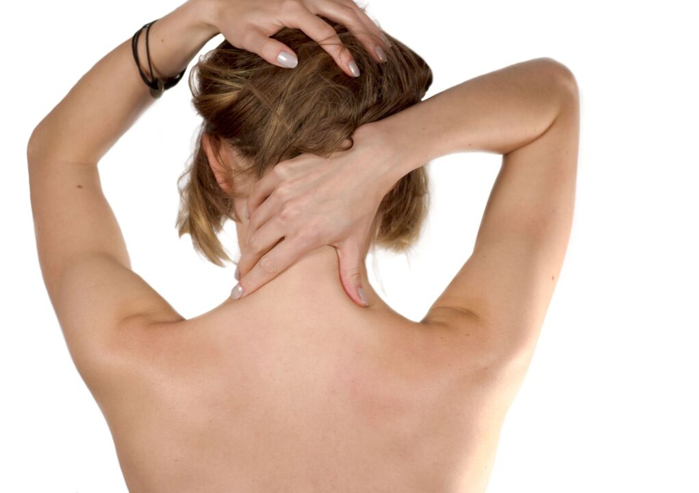 self -massage the neck with osteochondrosis