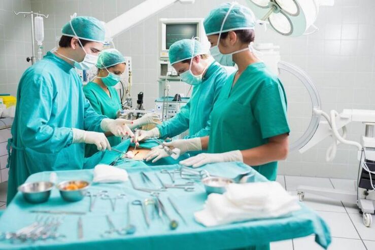 Carry out surgical intervention