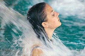 water procedure for cervical osteochondrosis