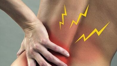 Pain for lumbar osteochondrosis